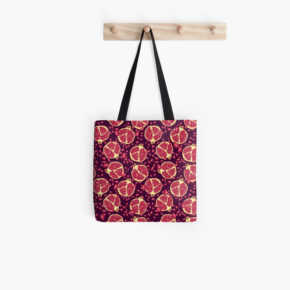pomegranate pattern Tote Bag
