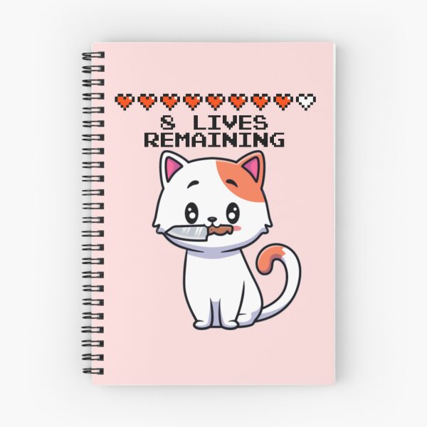 Item preview, 8 Lives Remaining Funny Cat Meme designed and sold by everything4eva.