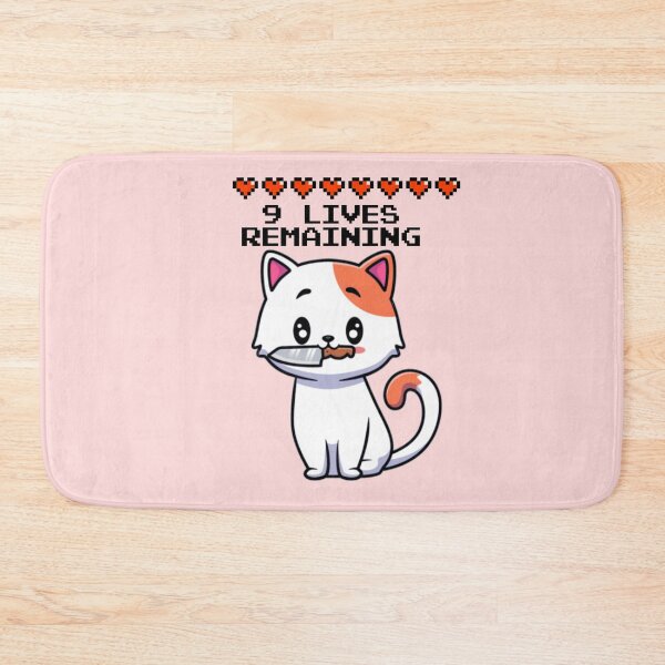 Item preview, 9 Lives Remaining Funny Cat Meme designed and sold by everything4eva.