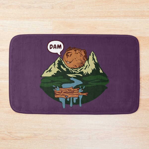Item preview, Beaver's River Dam, Funny Pun designed and sold by vystudio.