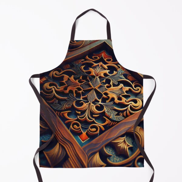 Artikelvorschau, Wood Crafty Dreamy Asian Pattern Digital Painting entworfen und verkauft von CodeAndColors.