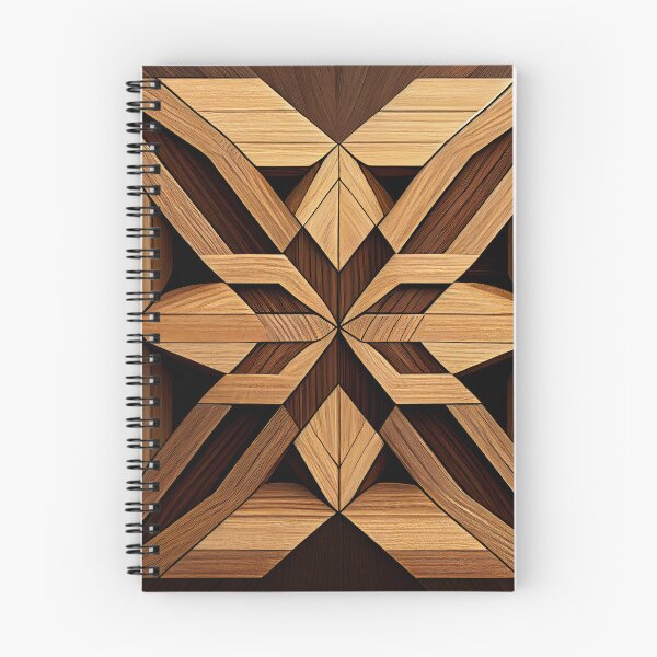 Item preview, Symmetrical Wood Simple Line Pattern Digital Painting designed and sold by CodeAndColors.