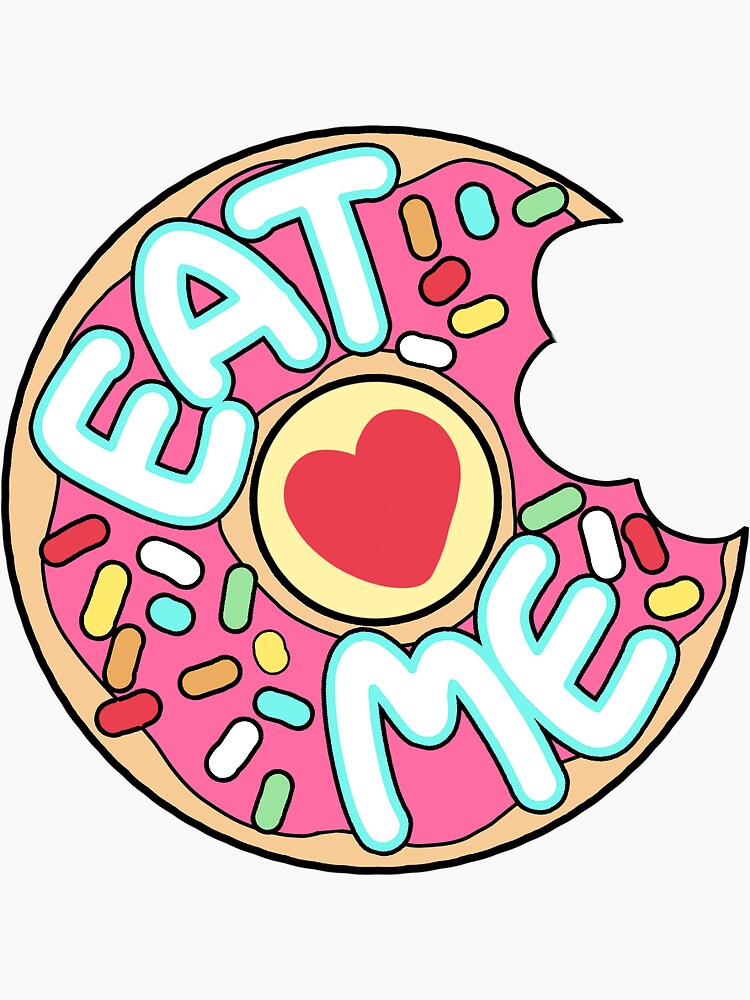 Stickers - Eat Me Donut - Adult Stickers