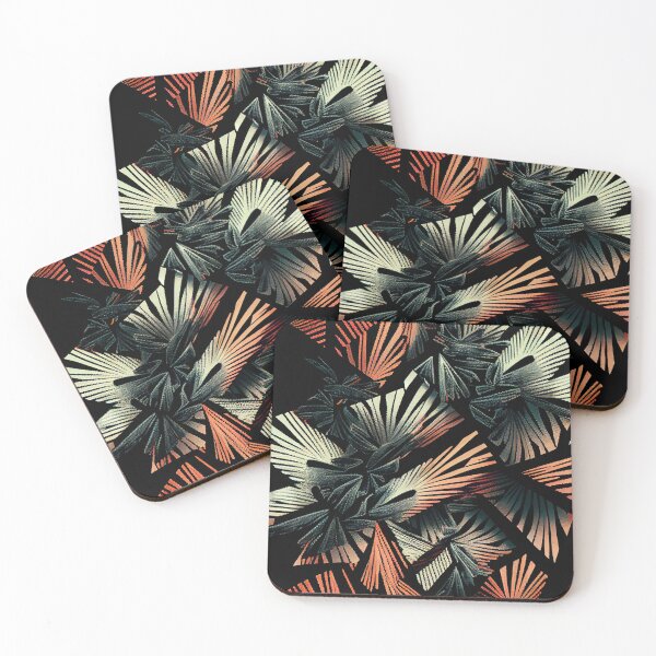 Item preview, Complex Rough Black California Chic Pattern Digital Painting designed and sold by CodeAndColors.