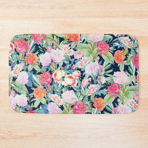 Item preview, Romantic Pink roses floral Vintage Blue Design designed and sold by NdesignTrend.