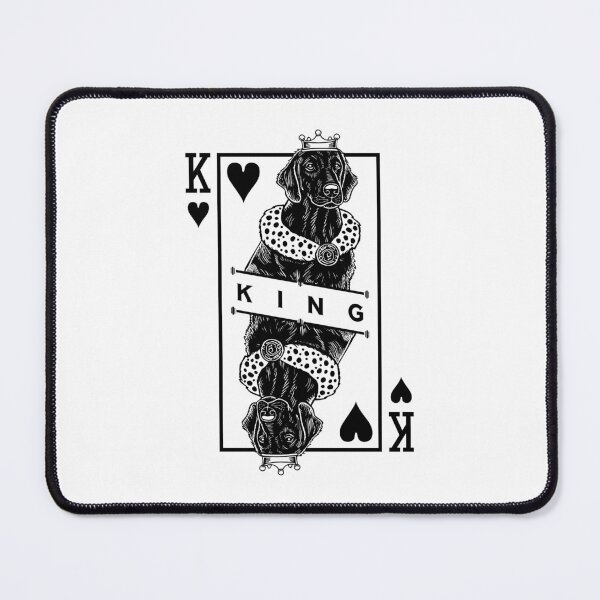 Item preview, Flat Coated Retriever King Of Hearts Dog Lover Pop Art designed and sold by GrandeDuc.