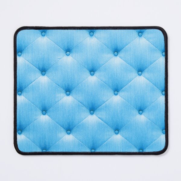 Item preview, Baby blue sofa texture print designed and sold by ReneMagritteArt.