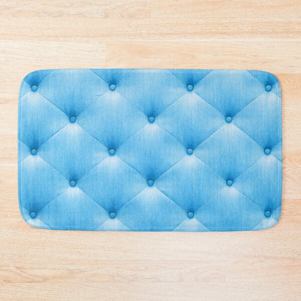 Item preview, Baby blue sofa texture print designed and sold by ReneMagritteArt.