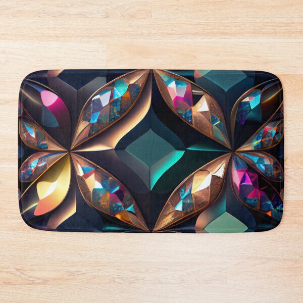 Artikelvorschau, Bejeweled Modern Pattern Digital Painting entworfen und verkauft von CodeAndColors.