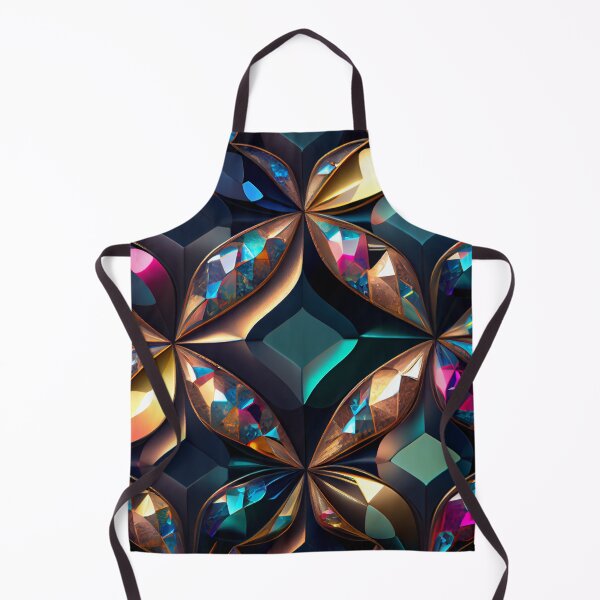 Aperçu de l'œuvre Bejeweled Modern Pattern Digital Painting créée et vendue par CodeAndColors.