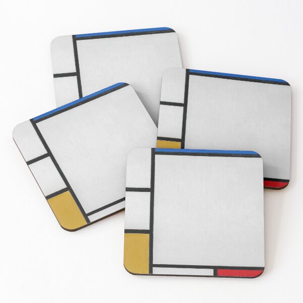 Item preview, Composition with Blue, Red, Yellow, and Black, 1922 by Piet Mondrian designed and sold by BossyCatHome.