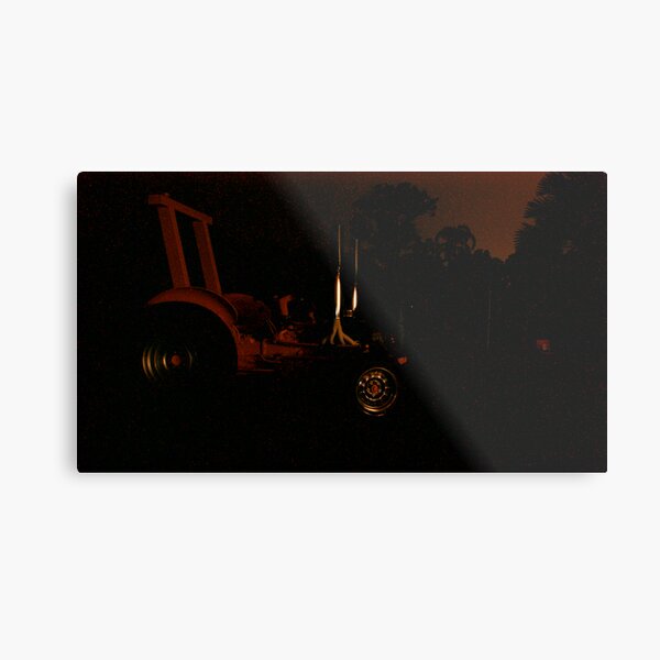 Tractor Speckles Metal Print