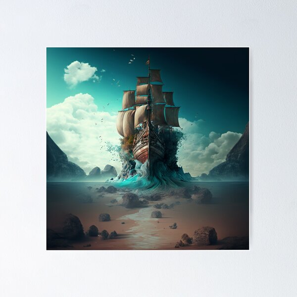 Item preview, Desert Voyager: A Ship's Journey Through the Sands designed and sold by fearless301.