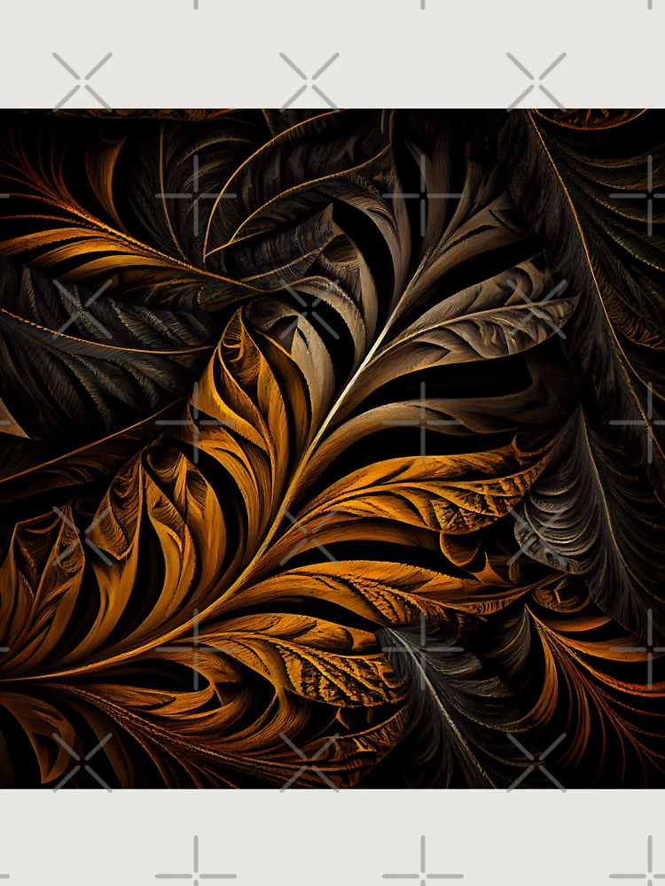 Thumbnail 6 von 6, Premium Oversized Pullover, Semi Abstract Natural Pattern Digital Painting designt und verkauft von CodeAndColors.