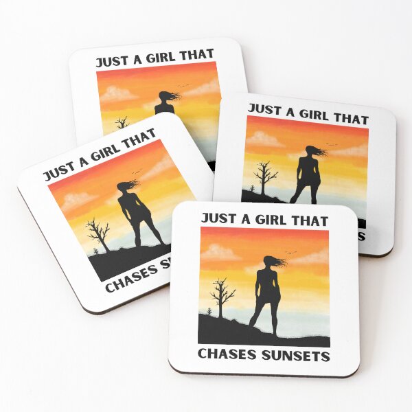 Item preview, Just A Girl That Chases Sunsets designed and sold by medben.