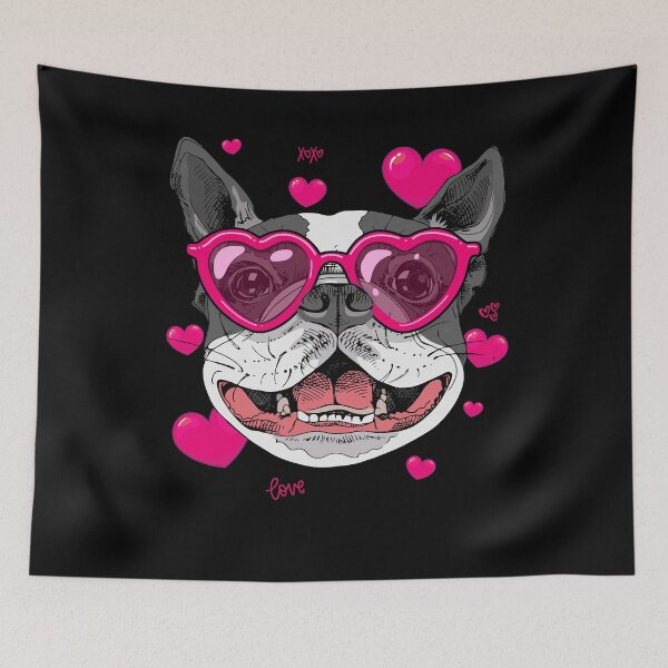 Item preview, Boston Terrier Valentines Day For Girl Women Bostie Mom designed and sold by iliasjeff.