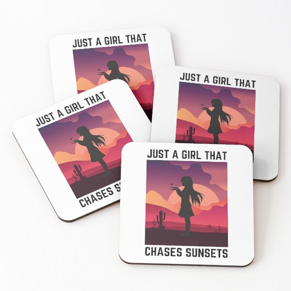 Item preview, Just A Girl That Chases Sunsets designed and sold by medben.