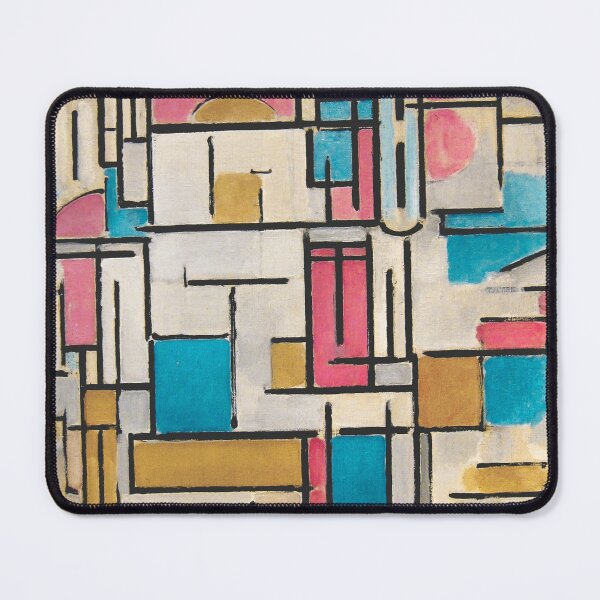 Item preview,  Piet Mondrian's Composition in Oval with Color Planes 1, 1914 by Piet Mondrian designed and sold by BossyCatHome.