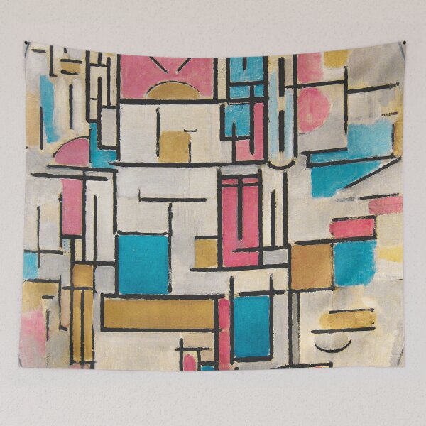 Item preview,  Piet Mondrian's Composition in Oval with Color Planes 1, 1914 by Piet Mondrian designed and sold by BossyCatHome.