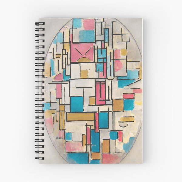 Item preview,  Piet Mondrian's Composition in Oval with Color Planes 1, 1914 by Piet Mondrian designed and sold by BossyCatHome.