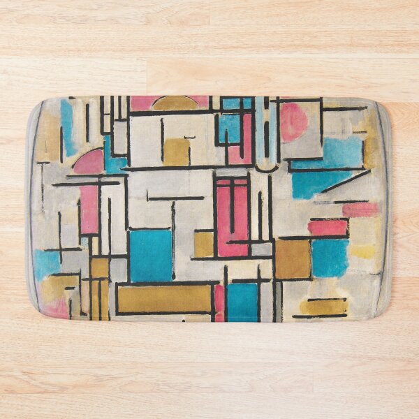 Item preview,  Piet Mondrian's Composition in Oval with Color Planes 1, 1914 by Piet Mondrian designed and sold by BossyCatHome.