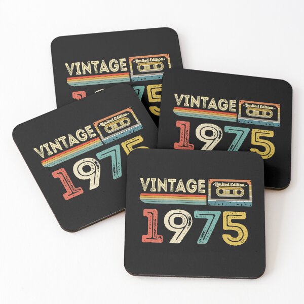 Item preview, Vintage 1975 48th birthday limited edition retro cassette  designed and sold by Majesticoo.
