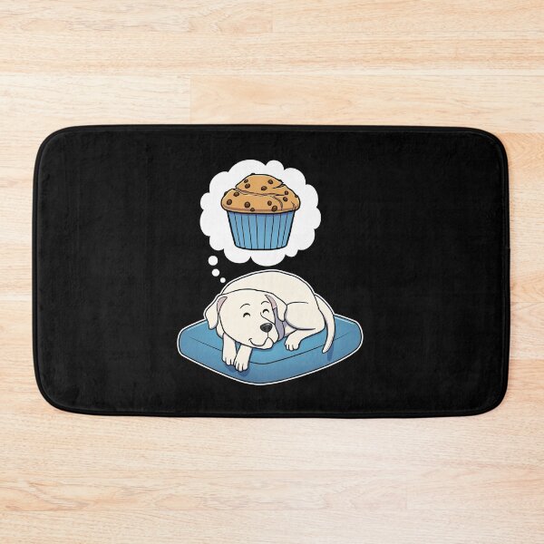 Item preview, Dogo Argentino dreaming about Chocolate Chip Muffins designed and sold by DoggieDelights.