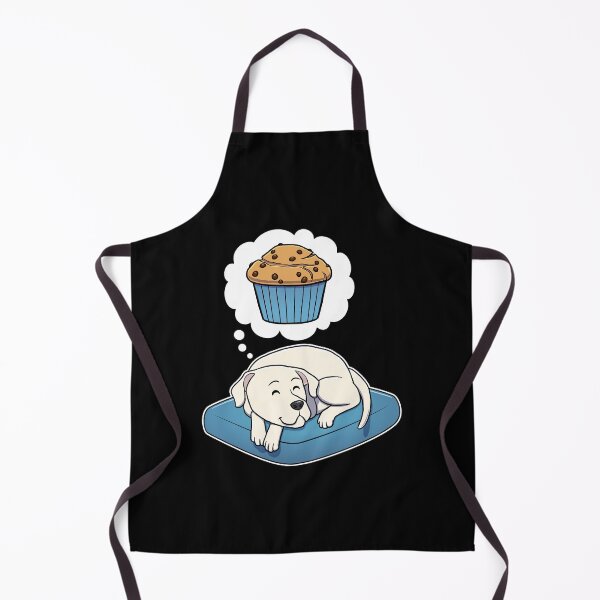 Item preview, Dogo Argentino dreaming about Chocolate Chip Muffins designed and sold by DoggieDelights.