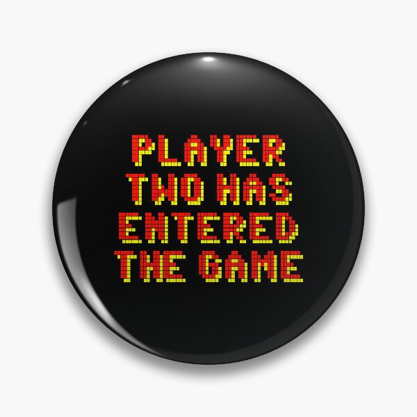 Item preview, Player two has entered the game - retro arcade inspired design  designed and sold by NearTheKnuckle.