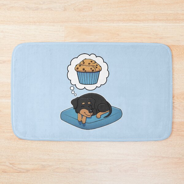 Item preview, Miniature Pinscher dreaming about Chocolate Chip Muffins designed and sold by DoggieDelights.