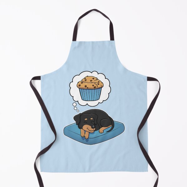 Item preview, Miniature Pinscher dreaming about Chocolate Chip Muffins designed and sold by DoggieDelights.