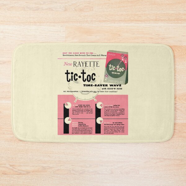 Item preview, TIC TOC WAVE SHAMPOO ADVERT designed and sold by ThrowbackAds.