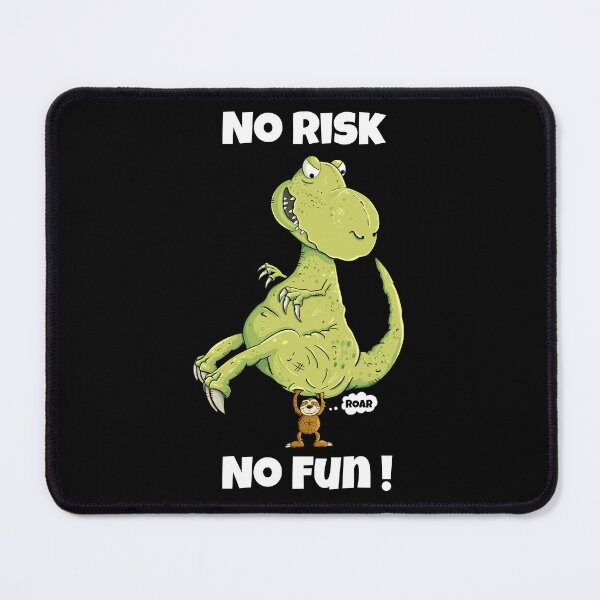 Item preview, No Risk No Fun Sloth Raise Dinosaur designed and sold by modartis.