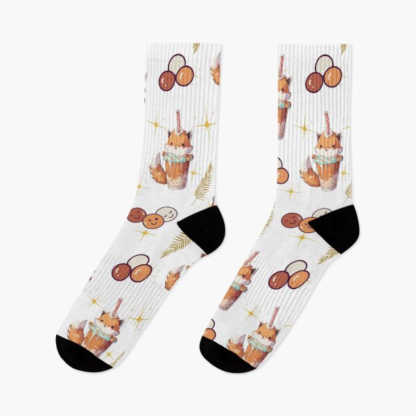 Item preview, Fox with BOBA bubble Tea - it's magic and bubbles  designed and sold by Arteartz.
