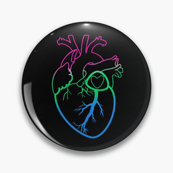 Item preview, Colorful Anatomically Correct Heart v.18 designed and sold by Zeons-Art.