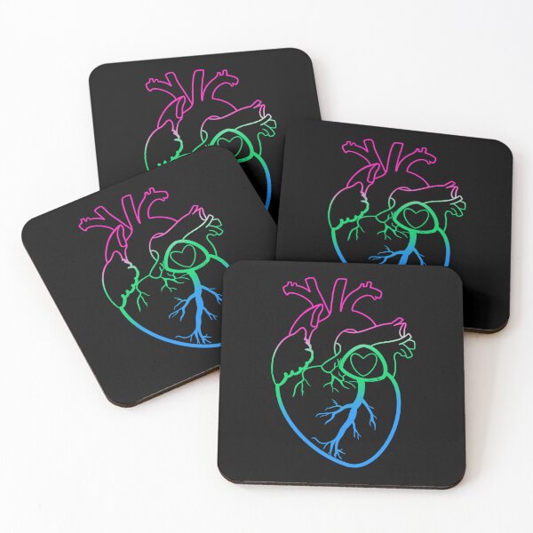 Item preview, Colorful Anatomically Correct Heart v.18 designed and sold by Zeons-Art.