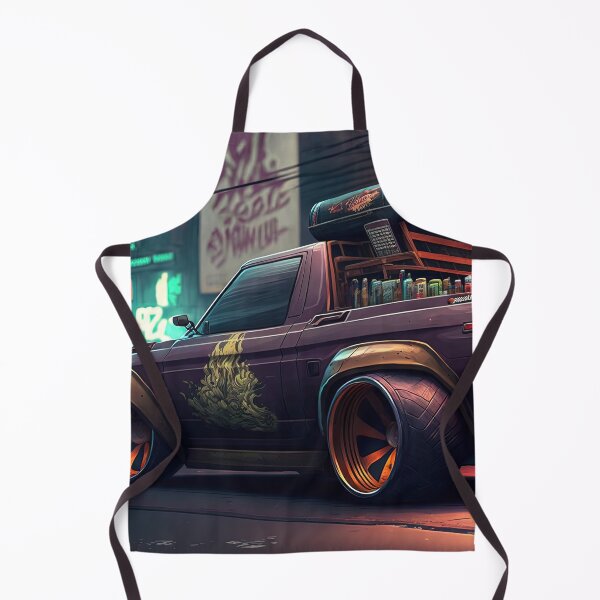 Item preview, Pickup Truck Modified Packing a Heavy Load in the Streets of Tokyo designed and sold by ultra-cool.