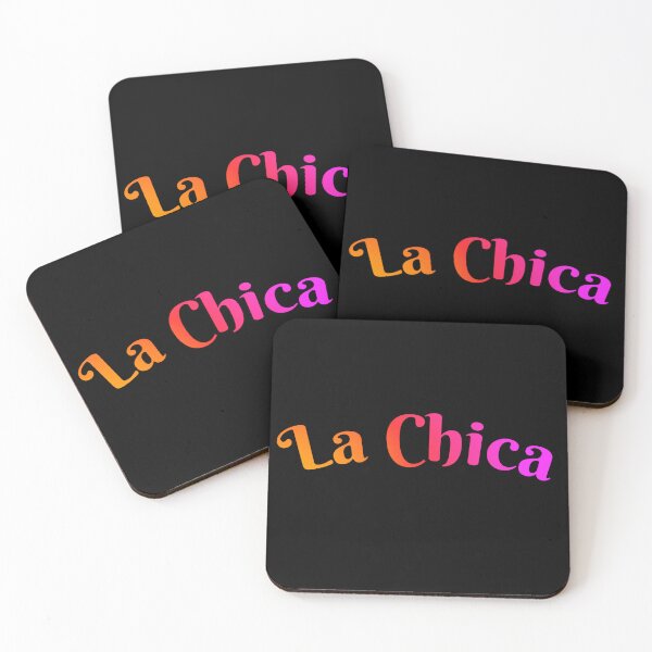 Aperçu de l'œuvre La Chica - pour les femmes mexicaines latines hispaniques, les filles espagnoles, les filles portugaises, les filles mexicaines - Couleurs positives arc-en-ciel colorées créée et vendue par ALLURE-minimal.