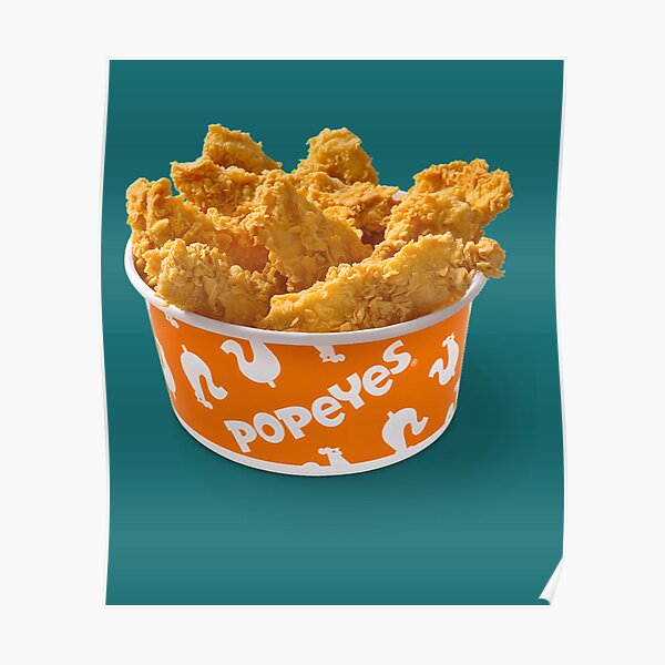 "Popeyes Chicken Bucket Classic 152" Poster for Sale by PeytonMurphy86