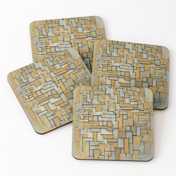 Item preview, Piet Mondrian's Composition in Brown and Gray, 1913 by Piet Mondrian designed and sold by BossyCatHome.