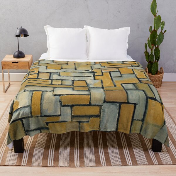 Item preview, Piet Mondrian's Composition in Brown and Gray, 1913 by Piet Mondrian designed and sold by BossyCatHome.