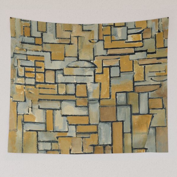 Item preview, Piet Mondrian's Composition in Brown and Gray, 1913 by Piet Mondrian designed and sold by BossyCatHome.