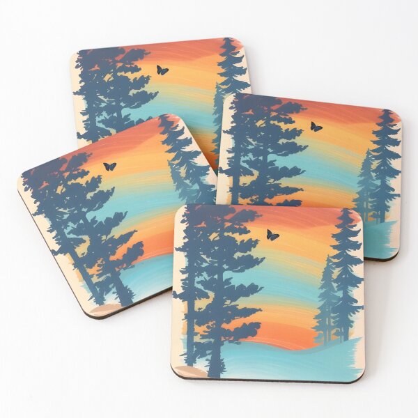 Item preview, Find the Perfect Minimalist Landscape Mountain Trees Print for Your Personal Style and Taste designed and sold by supeart.
