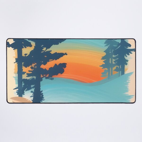 Item preview, Find the Perfect Minimalist Landscape Mountain Trees Print for Your Personal Style and Taste designed and sold by supeart.