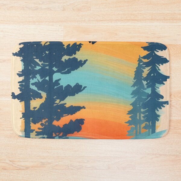 Item preview, Find the Perfect Minimalist Landscape Mountain Trees Print for Your Personal Style and Taste designed and sold by supeart.