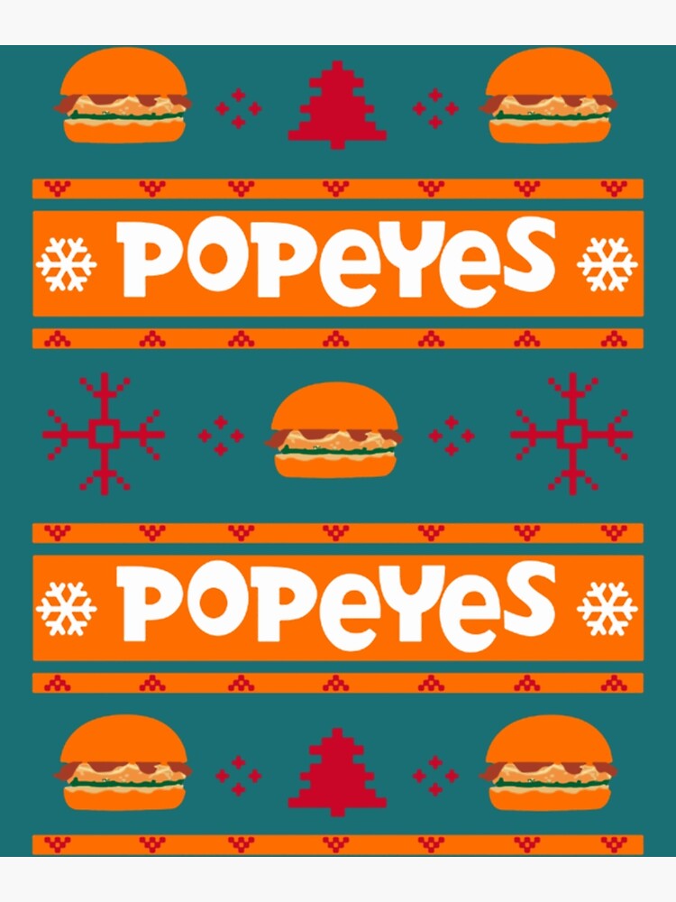 Disover Popeyes Chicken Sandwich A Gift Like To Eat Sandwiches Sweatshirt37 Premium Matte Vertical Poster