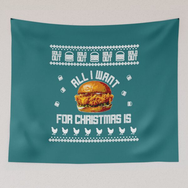 Item preview, Popeyes Chicken Sandwich Funny Ugly Christmas Sweaters Premium202 designed and sold by PeytonMurphy86.