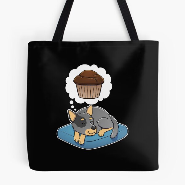 Item preview, Australian Cattle Dog dreaming about Chocolate Muffins designed and sold by DoggieDelights.
