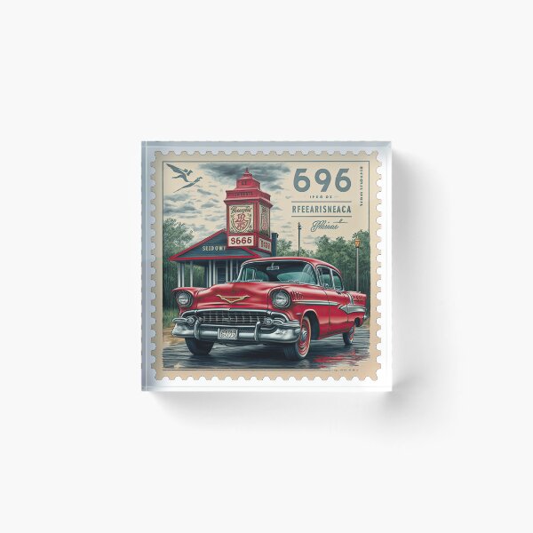 Item preview, Postage Stamp - Old school Cadi designed and sold by PurpleHydrogen.