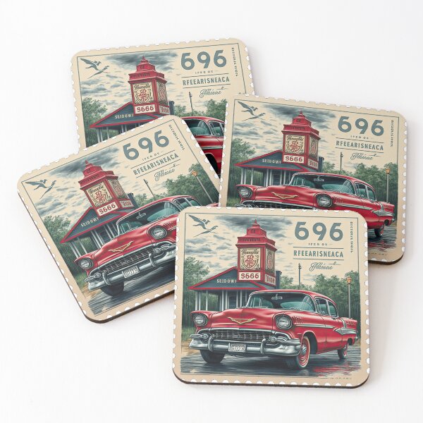 Item preview, Postage Stamp - Old school Cadi designed and sold by PurpleHydrogen.